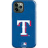 MLB Texas Rangers - Solid Distressed iPhone 12 Pro Impact Case