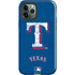 MLB Texas Rangers - Solid Distressed iPhone 12 Pro Max Impact Case