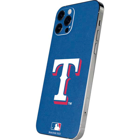 MLB Texas Rangers - Solid Distressed iPhone 12 Pro Max Skin
