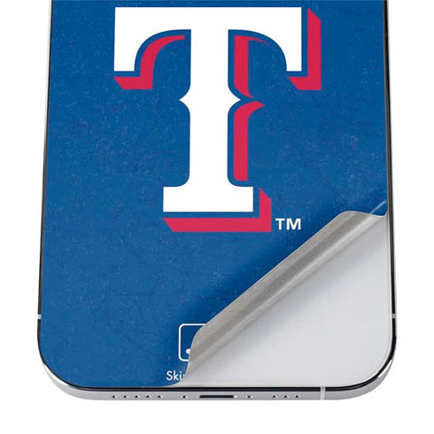MLB Texas Rangers - Solid Distressed iPhone 12 Pro Max Skin