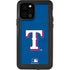 MLB Texas Rangers - Solid Distressed iPhone 12 Pro Waterproof Case
