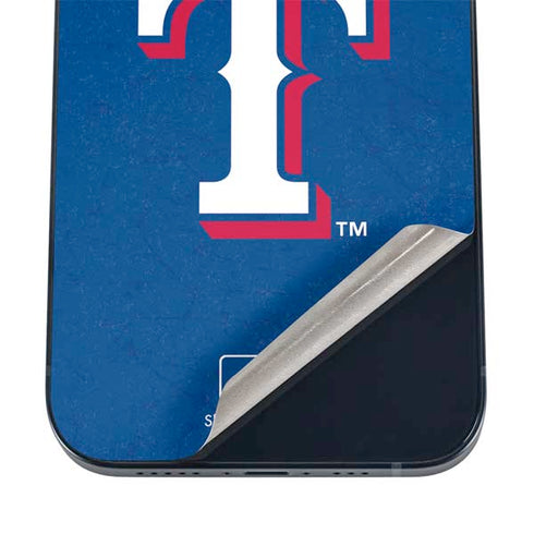 MLB Texas Rangers - Solid Distressed iPhone 12 Skin