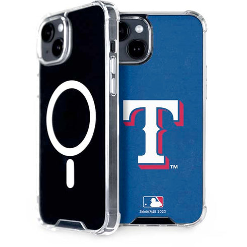 MLB Texas Rangers - Solid Distressed iPhone 13 MagSafe Case