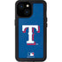 MLB Texas Rangers - Solid Distressed iPhone 13 Mini Waterproof Case