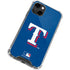 MLB Texas Rangers - Solid Distressed iPhone 14 Clear Case