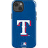 MLB Texas Rangers - Solid Distressed iPhone 15 Impact Case