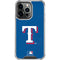 MLB Texas Rangers - Solid Distressed iPhone 14 Pro Clear Case