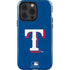 MLB Texas Rangers - Solid Distressed iPhone 15 Pro Impact Case