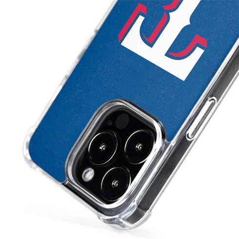 MLB Texas Rangers - Solid Distressed iPhone 15 Pro MagSafe Case