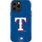 MLB Texas Rangers - Solid Distressed iPhone 15 Pro Max Impact Case