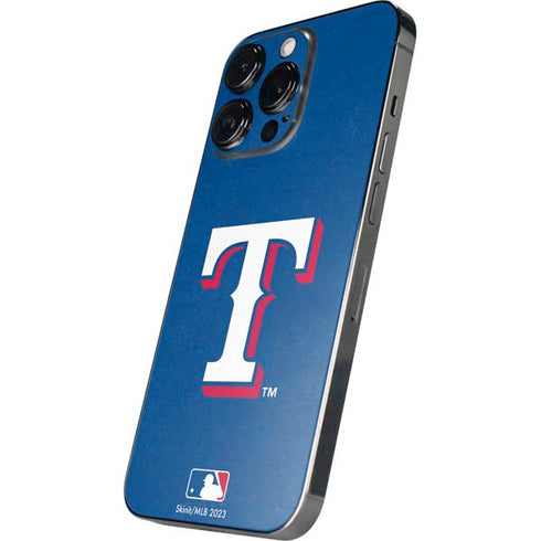 MLB Texas Rangers - Solid Distressed iPhone 14 Pro Max Skin