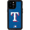 MLB Texas Rangers - Solid Distressed iPhone 14 Pro Max Waterproof Case