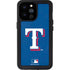 MLB Texas Rangers - Solid Distressed iPhone 14 Pro Max Waterproof Case