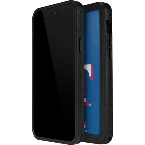 MLB Texas Rangers - Solid Distressed iPhone 14 Pro Max Waterproof Case