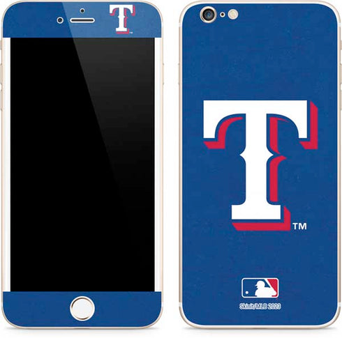 MLB Texas Rangers - Solid Distressed iPhone 6/6s Plus Skin