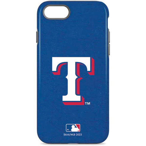MLB Texas Rangers - Solid Distressed iPhone 7 Pro Case