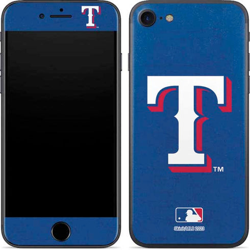MLB Texas Rangers - Solid Distressed iPhone 7 Skin