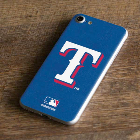 MLB Texas Rangers - Solid Distressed iPhone 7 Skin