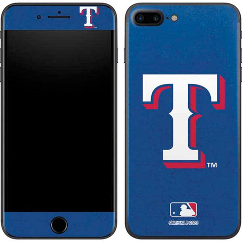 MLB Texas Rangers - Solid Distressed iPhone 8 Plus Skin