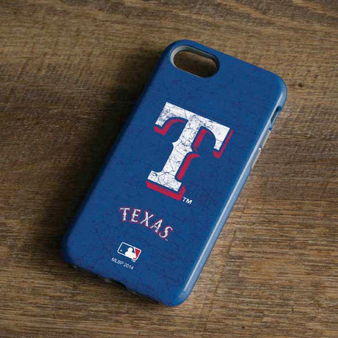 MLB Texas Rangers - Solid Distressed iPhone 8 Pro Case