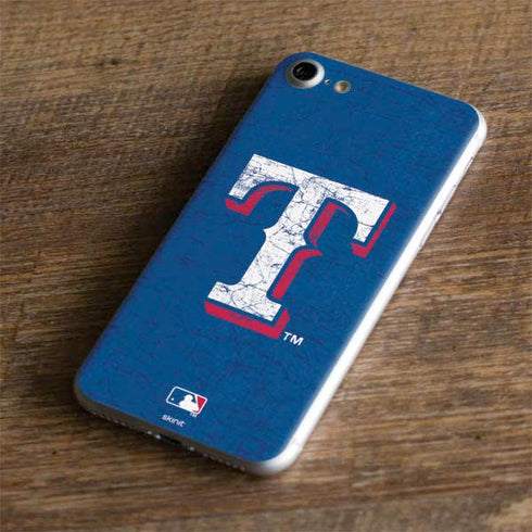 MLB Texas Rangers - Solid Distressed iPhone 8 Skin