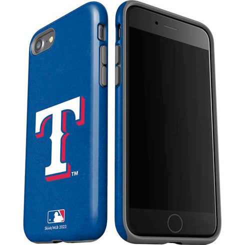 MLB Texas Rangers - Solid Distressed iPhone SE (2nd & 3rd Gen) Pro Case
