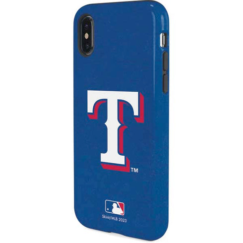 MLB Texas Rangers - Solid Distressed iPhone X Pro Case