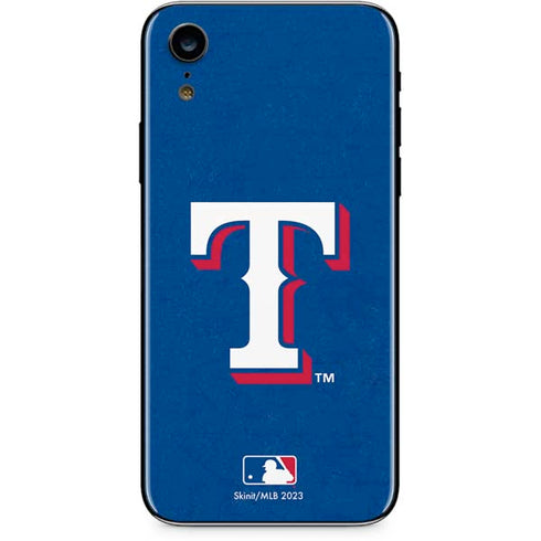 MLB Texas Rangers - Solid Distressed iPhone XR Skin