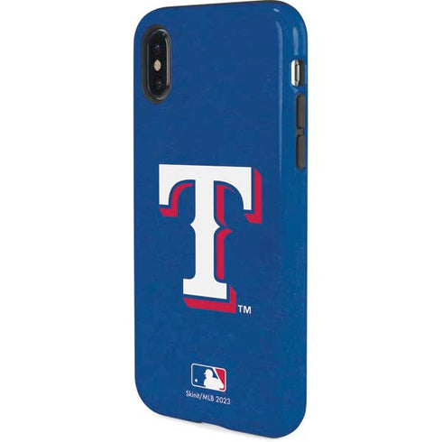 MLB Texas Rangers - Solid Distressed iPhone XS Pro Case
