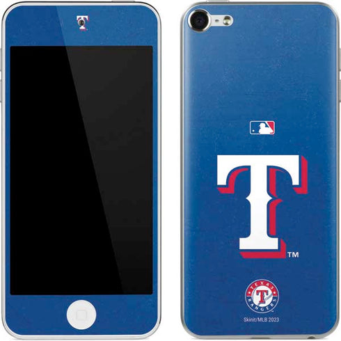 MLB Texas Rangers - Solid Distressed Apple iPod Skin