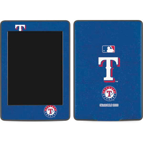 MLB Texas Rangers - Solid Distressed Amazon Kindle Skin