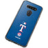 MLB Texas Rangers - Solid Distressed LG K51/Q51 Clear Case