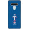 MLB Texas Rangers - Solid Distressed LG Stylo 6 Clear Case