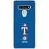 MLB Texas Rangers - Solid Distressed LG Stylo 6 Clear Case