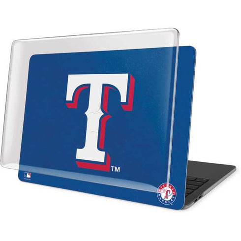 MLB Texas Rangers - Solid Distressed MacBook Pro 15in (2016-19) Case plus Skin