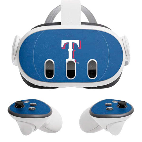 MLB Texas Rangers - Solid Distressed Meta Quest 3 Skin