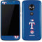 MLB Texas Rangers - Solid Distressed Moto E5 Play Skin