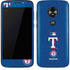 MLB Texas Rangers - Solid Distressed Moto E5 Play Skin