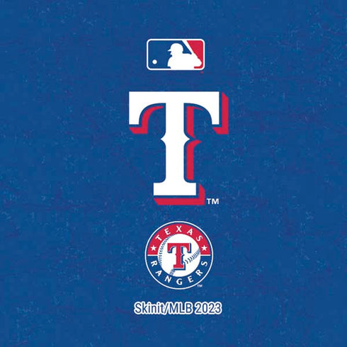 MLB Texas Rangers - Solid Distressed Moto E5 Play Skin