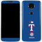 MLB Texas Rangers - Solid Distressed Moto E5 Plus Skin