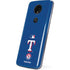 MLB Texas Rangers - Solid Distressed Moto E5 Plus Skin