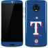 MLB Texas Rangers - Solid Distressed Moto G6 Skin