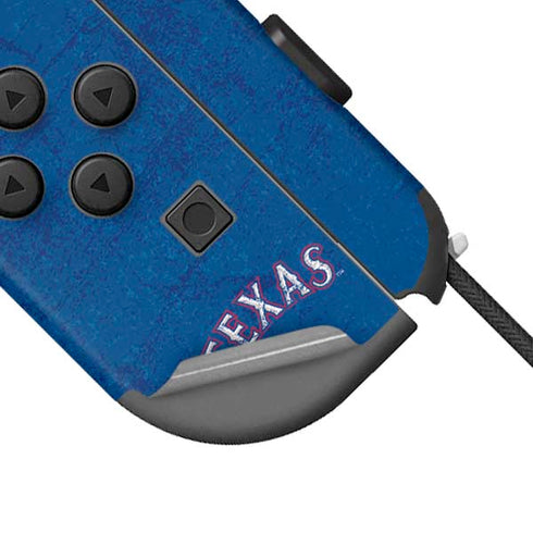 MLB Texas Rangers - Solid Distressed Nintendo Joy-Con (L/R) Controller Skin
