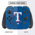 MLB Texas Rangers - Solid Distressed Nintendo Switch Bundle Skin