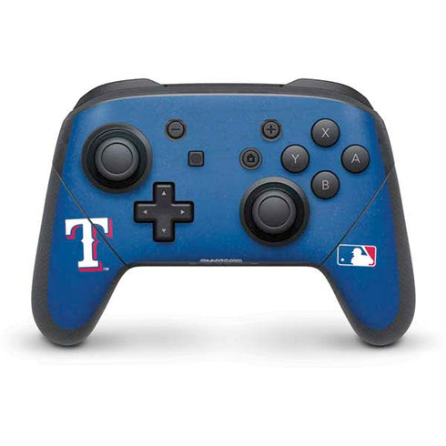MLB Texas Rangers - Solid Distressed Nintendo Switch Pro Controller Skin