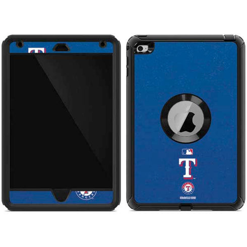 MLB Texas Rangers - Solid Distressed Otterbox Defender iPad Skin