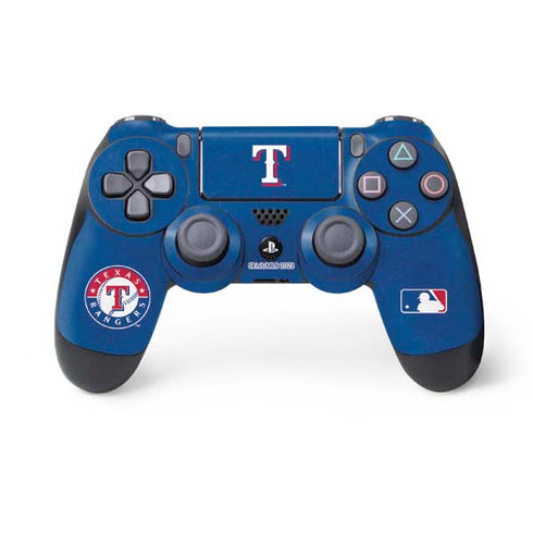 MLB Texas Rangers - Solid Distressed PS4 Controller Skin