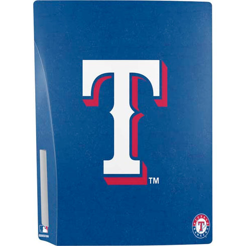 MLB Texas Rangers - Solid Distressed PS5 Console Skin