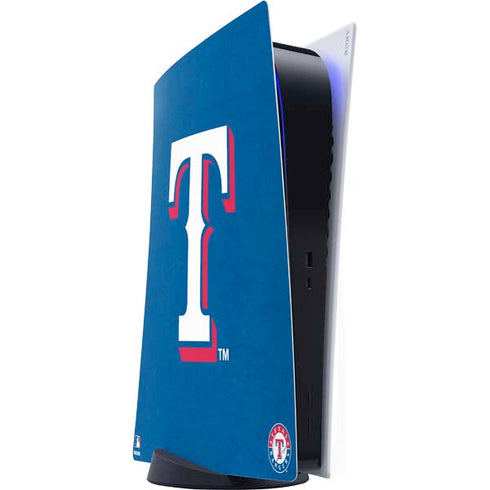 MLB Texas Rangers - Solid Distressed PS5 Digital Edition Console Skin
