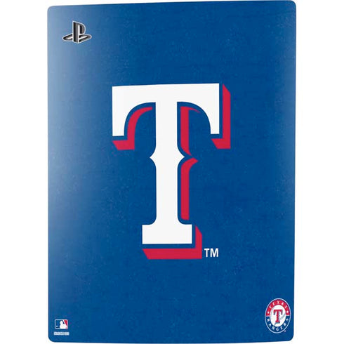 MLB Texas Rangers - Solid Distressed PS5 Digital Edition Console Skin